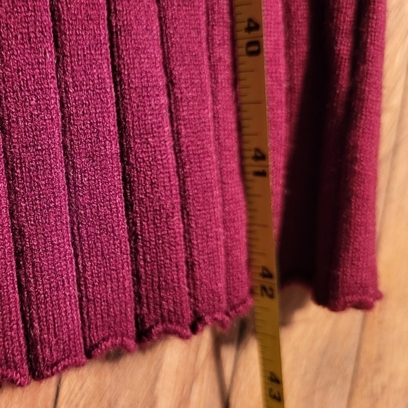 Meroketty Mock Neck Ribbed Stretch Sweater Dress Size XL - Picture 9 of 13